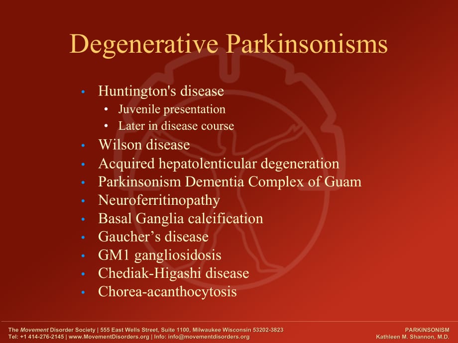 临床医学讲解习题考题parkinsonism_第4页