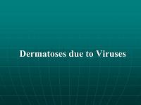 临床医学讲解习题考题viral dermatosis