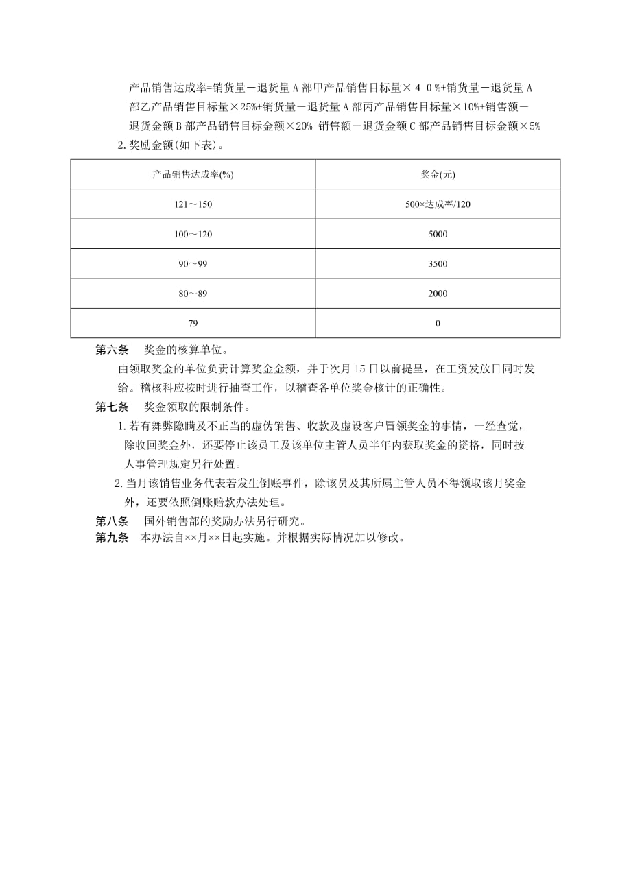 《精编》某公司绩效考核实施办法20_第4页