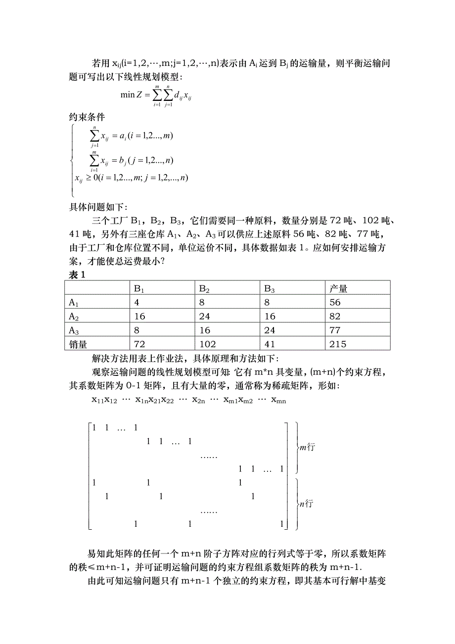 运筹学_运输问题课程设计报告_第2页