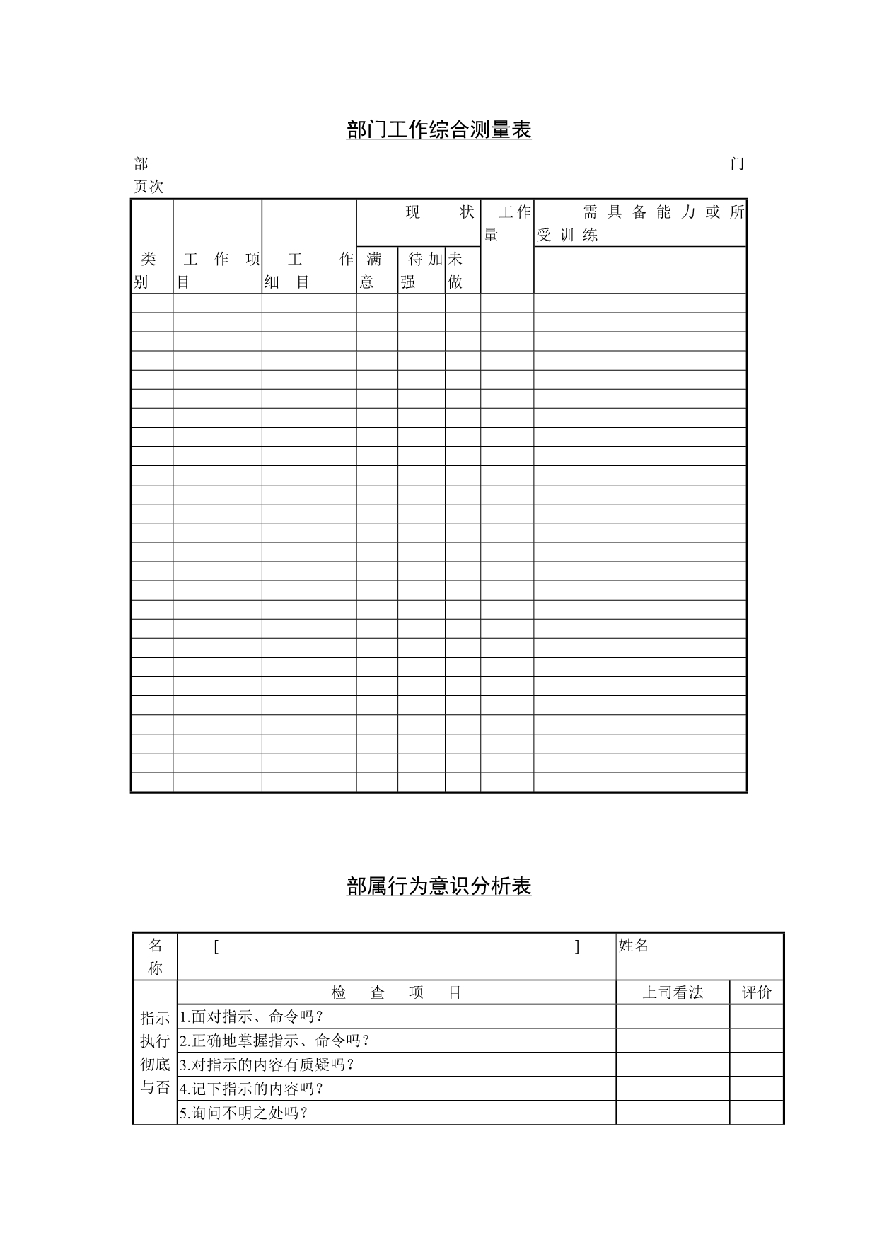 《精编》企业日常管理表格大全_第1页