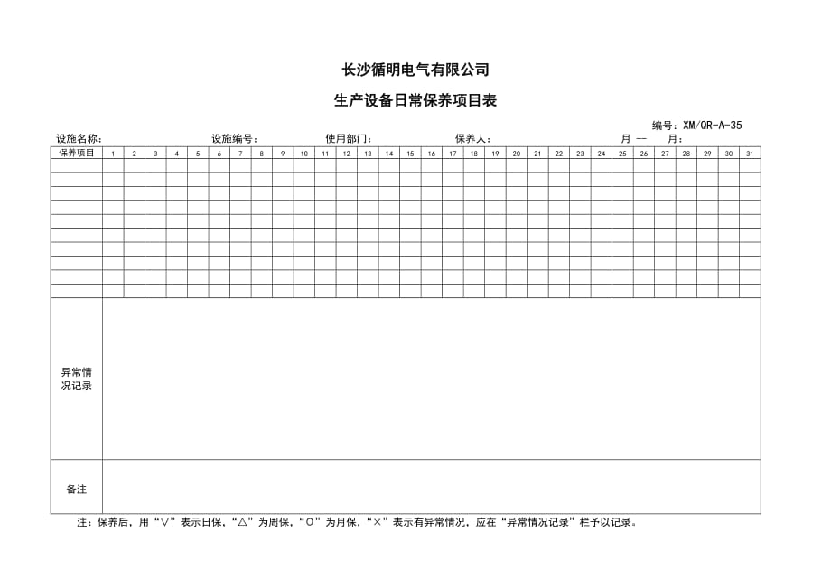 《精编》某电气公司生产管理表格汇编5_第1页