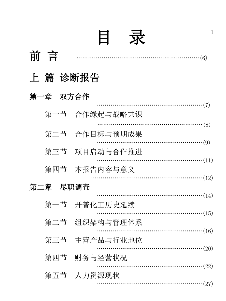 《精编》某化工股份公司企业诊断与咨询报_第2页