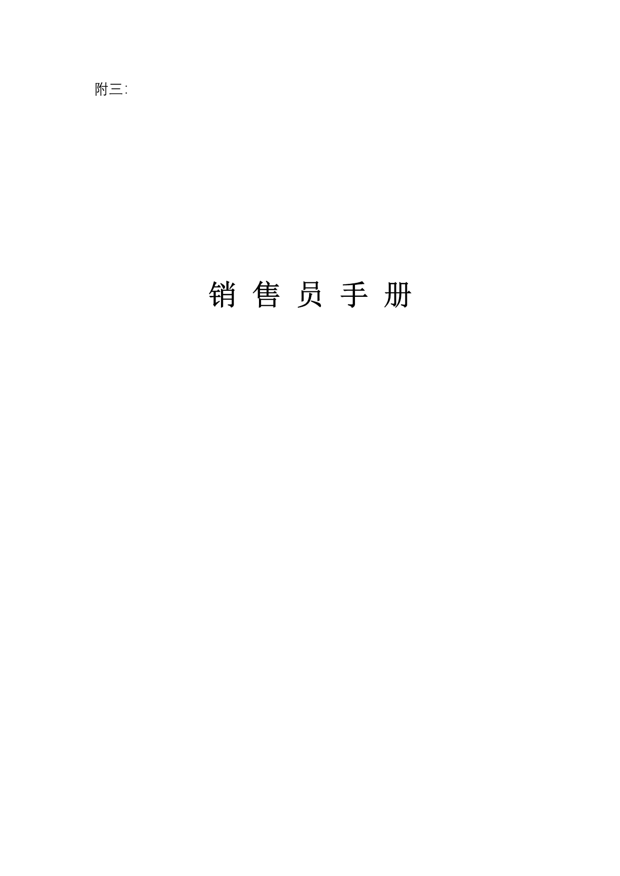 《精编》某公司销售员手册_第1页