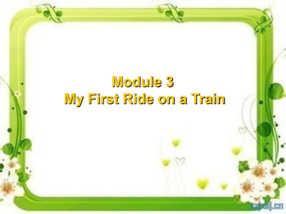 外研版高一英语必修一第三单元Module-3.-My-First-Ride-on-a-Train知识讲稿_第2页