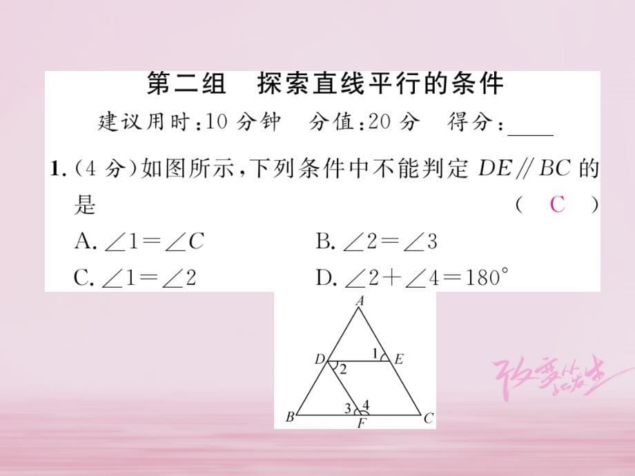 七年级数学下册双休作业（三）作业课件（新版）北师大版_第5页