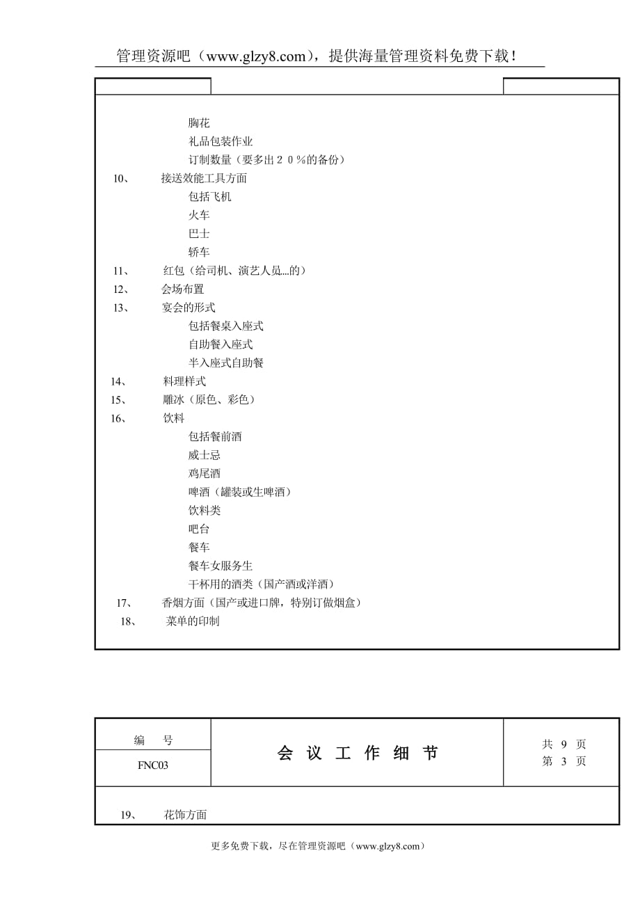 2020年（会议管理）XX公司会议工作细节规定（DOC9页）_第2页