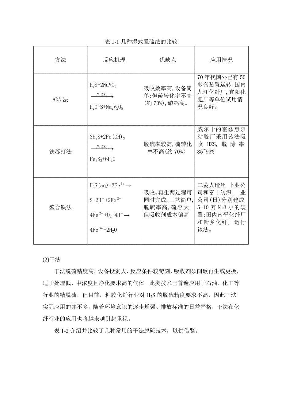 粘胶纤维生产过程中废气的净化技术.doc_第5页