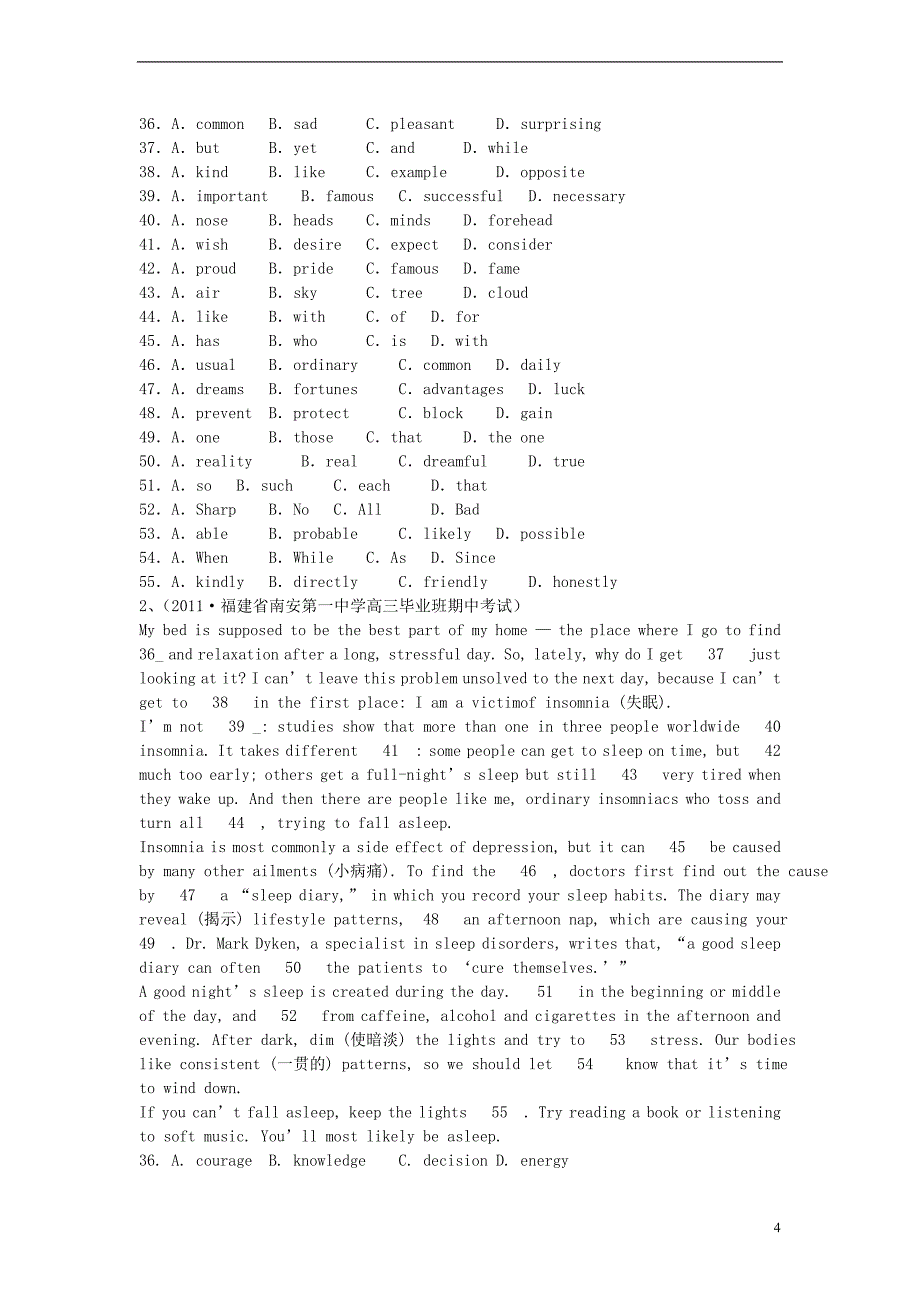 高考英语二轮完形填空考点解析说明文3.doc_第4页