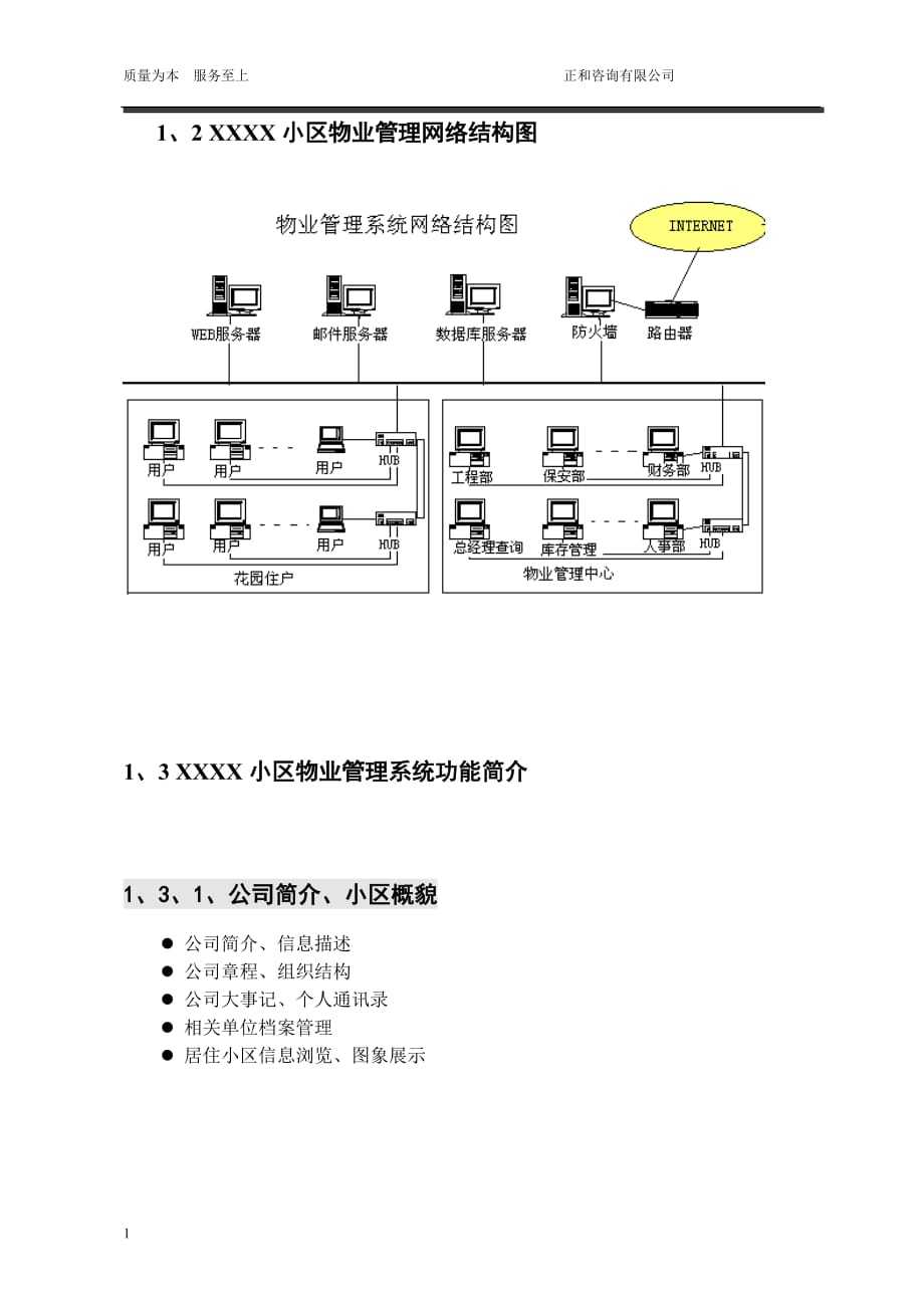 小区物业管理系统计划书讲义教材_第4页