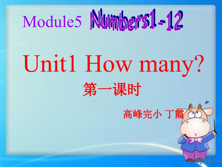 外研社英语三年级上册Module5Unit1How-many？课件说课材料_第1页