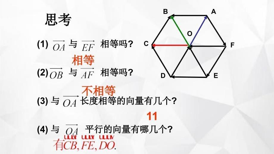 2.1.3相等向量与共线向量公开课优质获奖课件_第5页