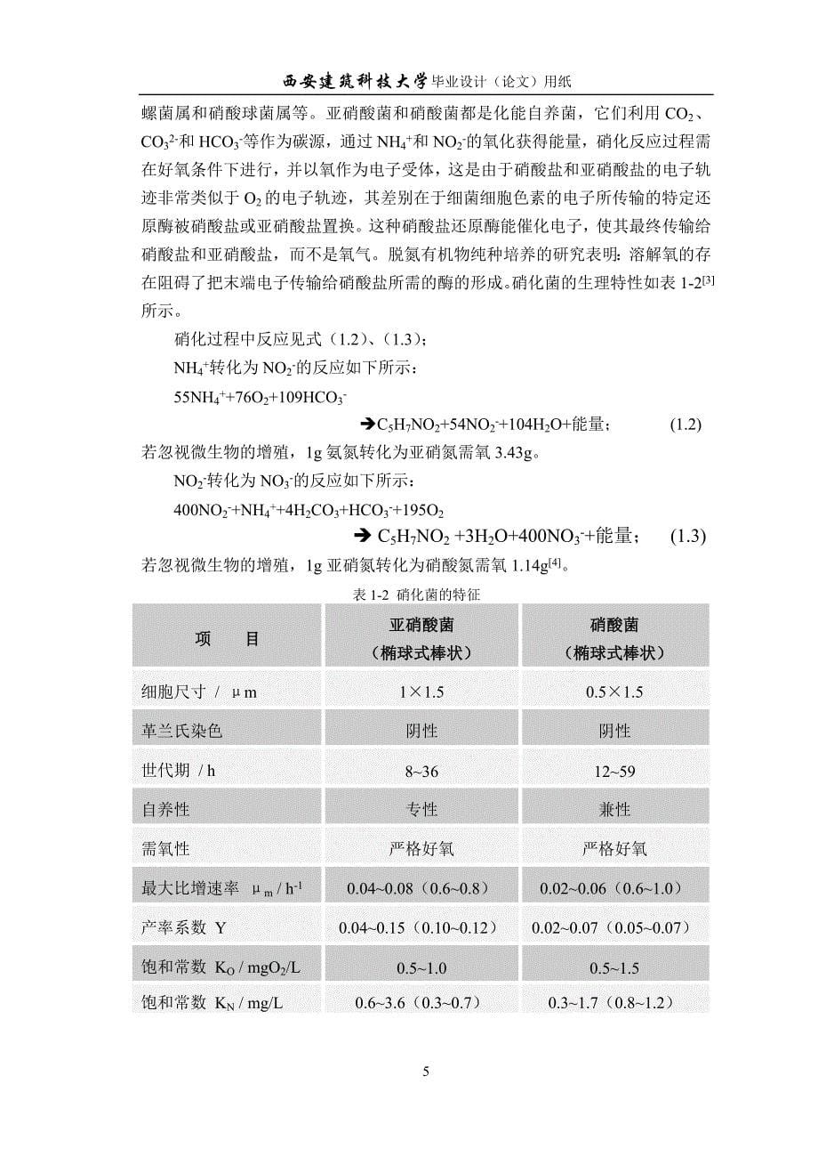 《高氨低碳废水短程消化-反硝化工艺研究》-公开DOC·毕业论文_第5页