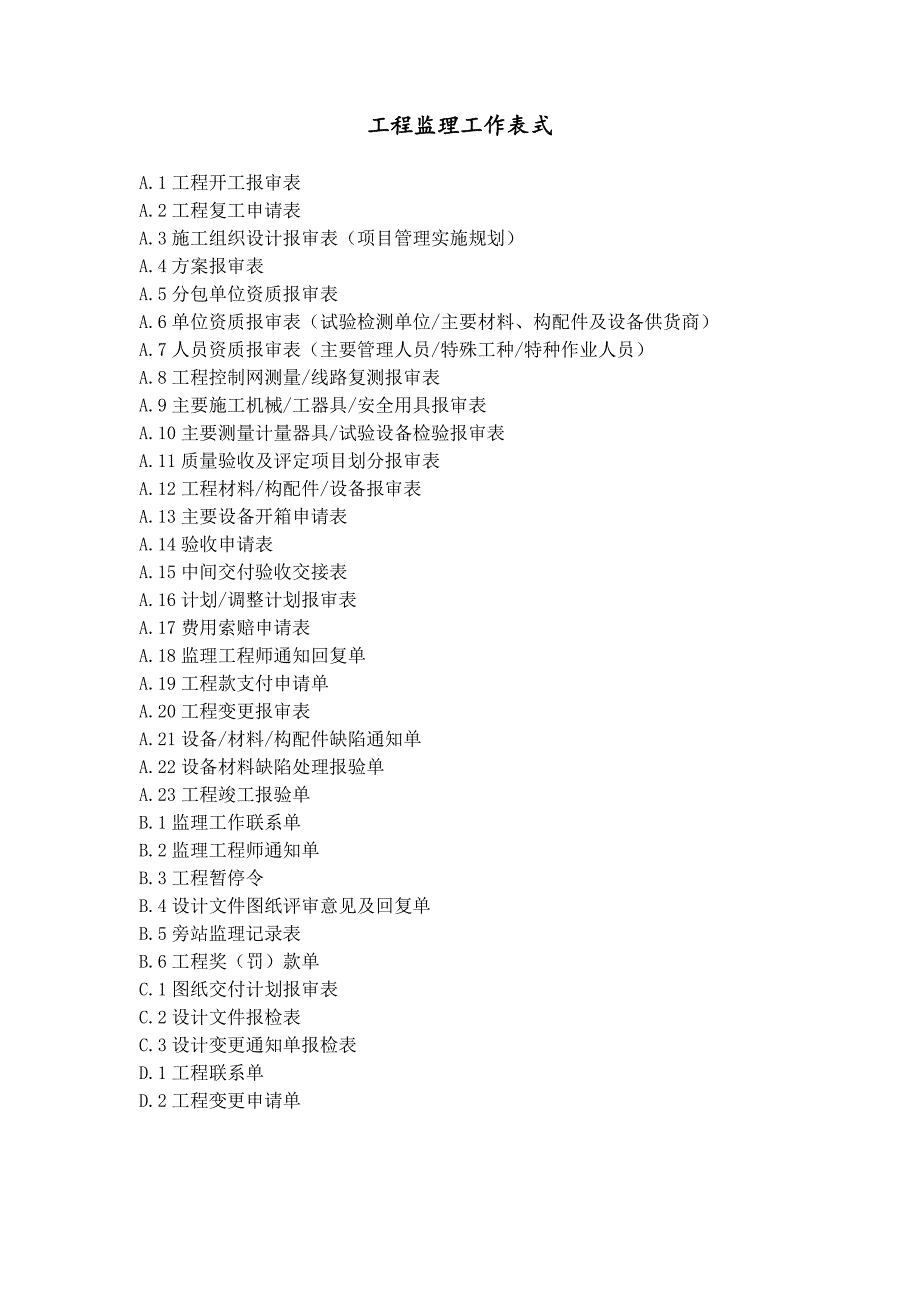 （2020年）工程监理、施工用表管理办法__第4页