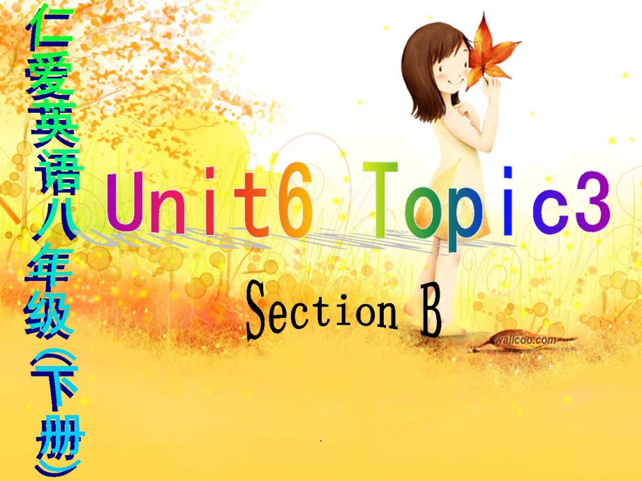 仁爱版八年级英语下册Unit6 Topic3 SetionB(优质)_第4页