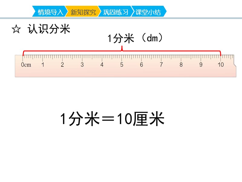 新人教版三年级上册数学第三单元《分米的认识》名师教学课件_第3页