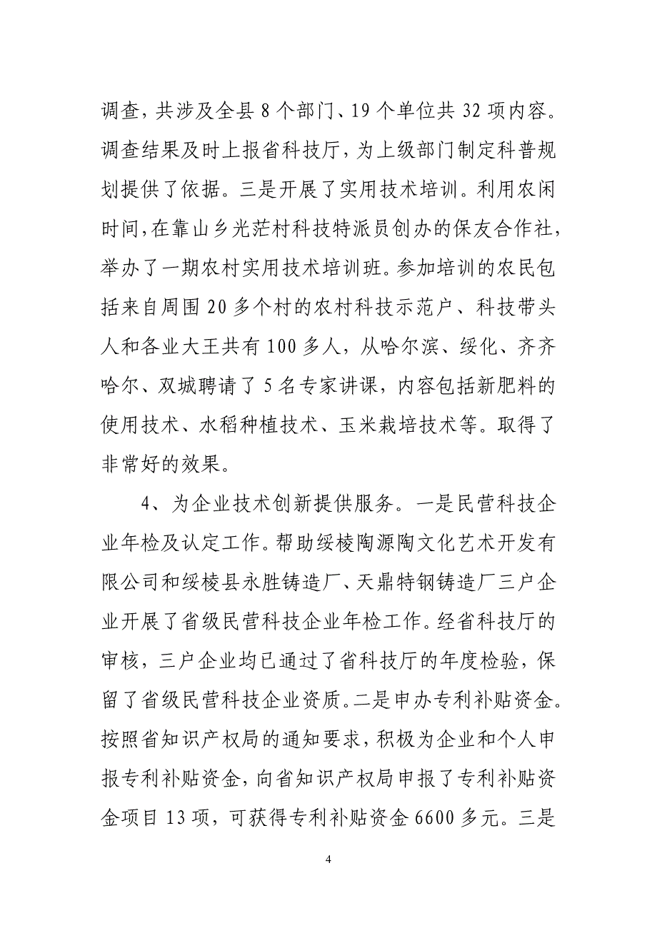 2020年(工程总结）科信局XXXX年工作总结__第4页