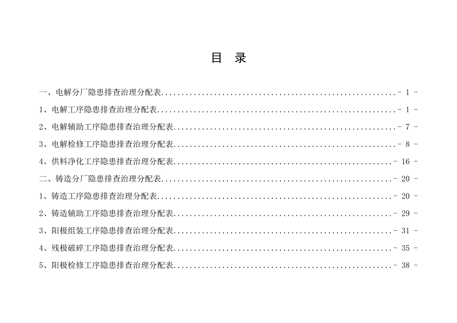 2020年(公司治理）电解铝行业隐患排查治理分配表__第2页