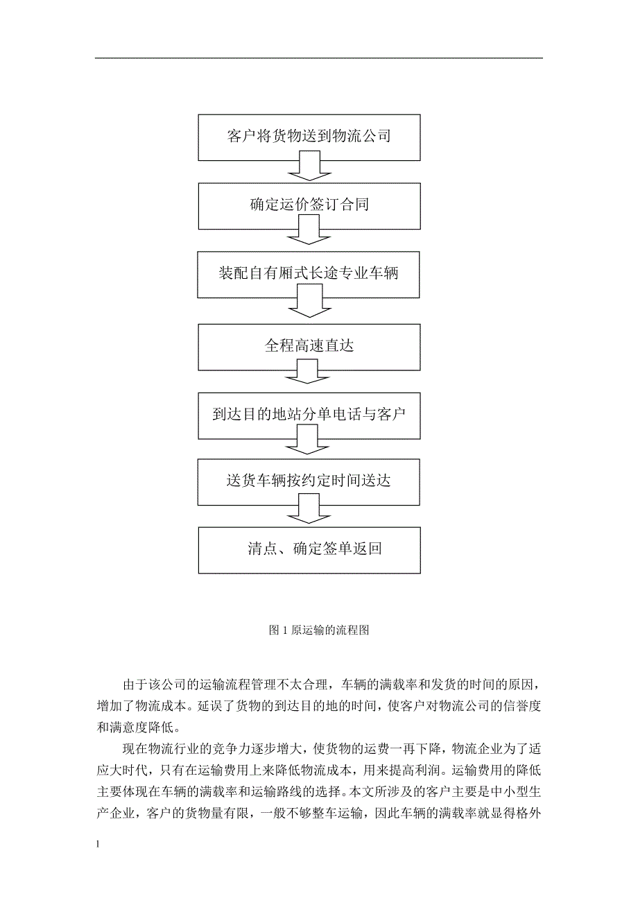 《黄金物流有限公司运输合理化设计方案》-公开DOC·毕业论文_第4页