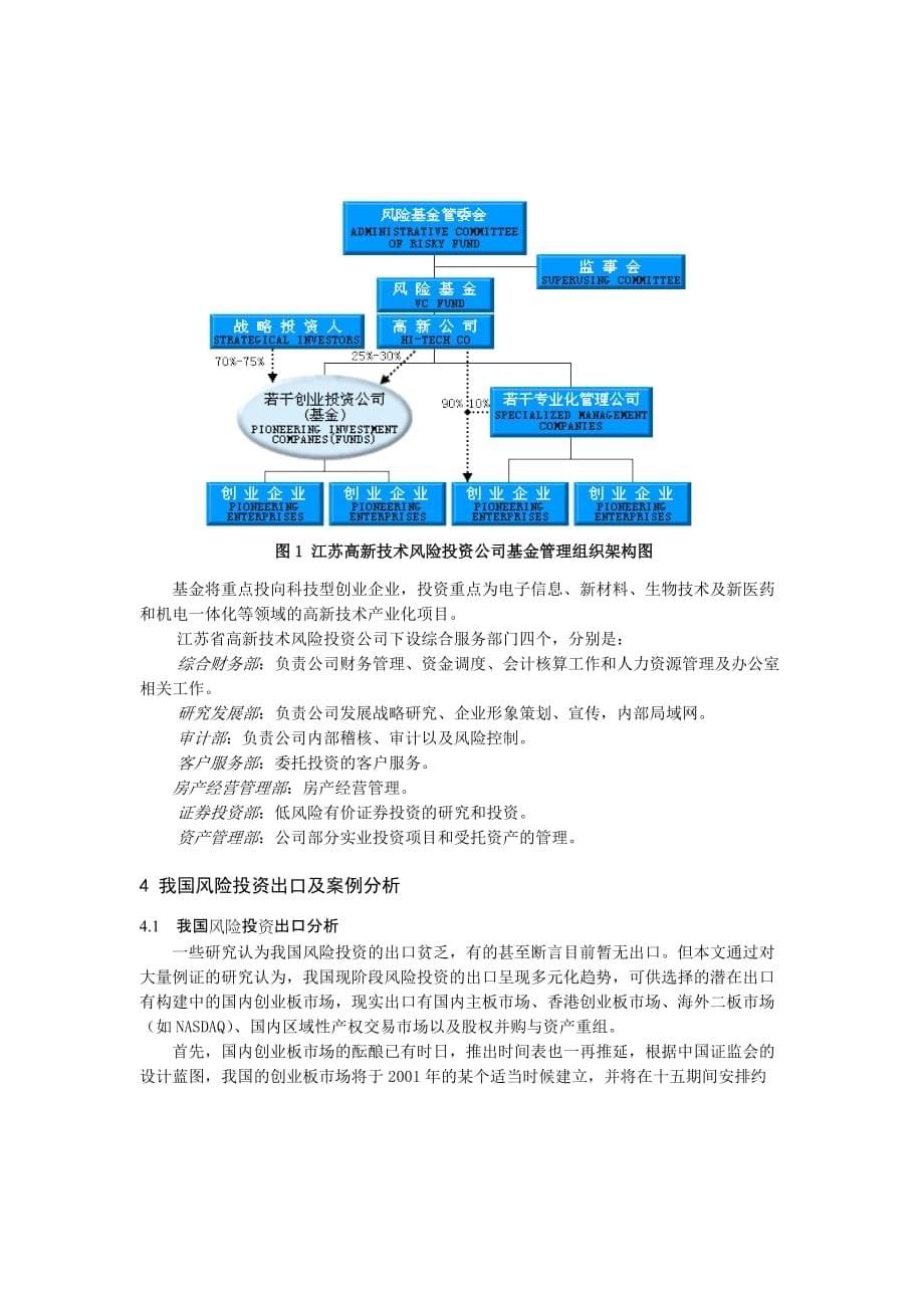 2020年(风险管理）我国风险投资的组织形式、出口机制及案例分析__第5页