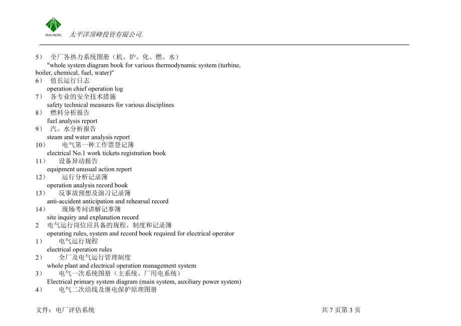 2020年(制度管理）电厂管理应该具备的管理制度和规程_第3页