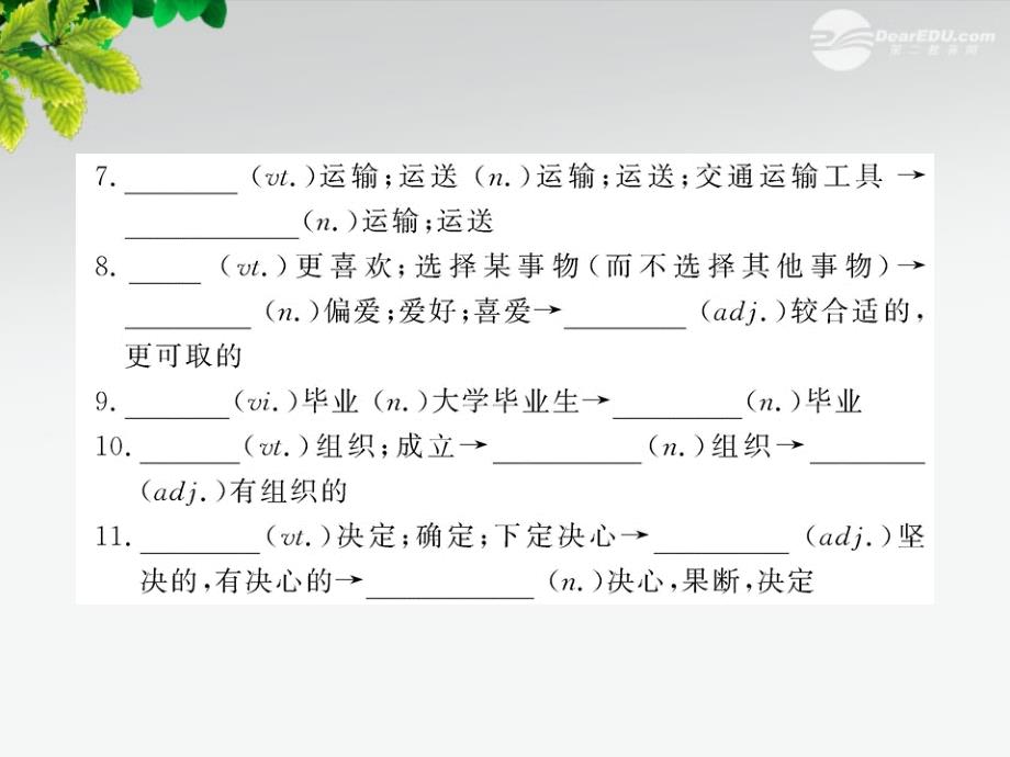 11-12版高中英语课时讲练通配套课件 Unit3《Travel journal》Period 2 新人教版必修1.ppt_第3页