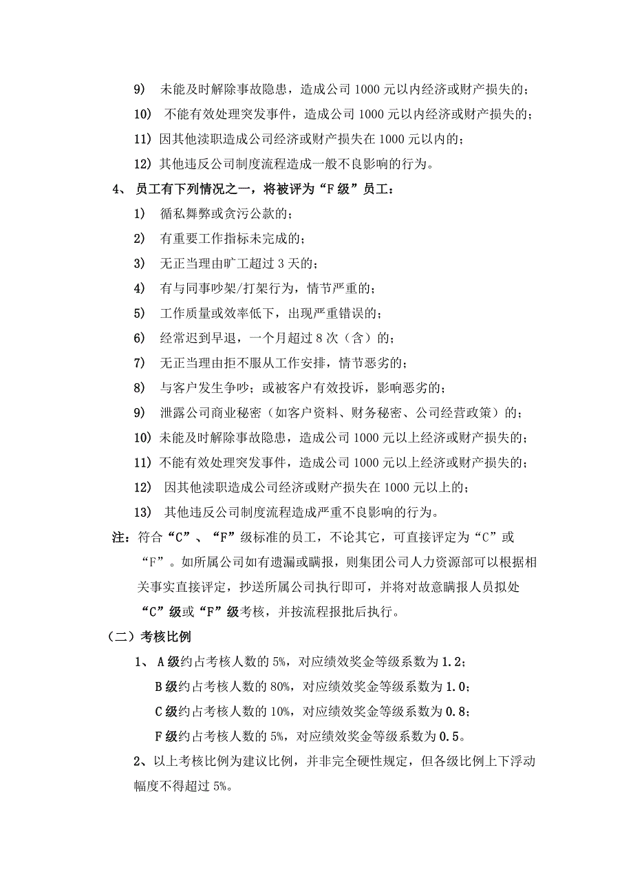 2020年汽车4S店绩效管理制度__第4页