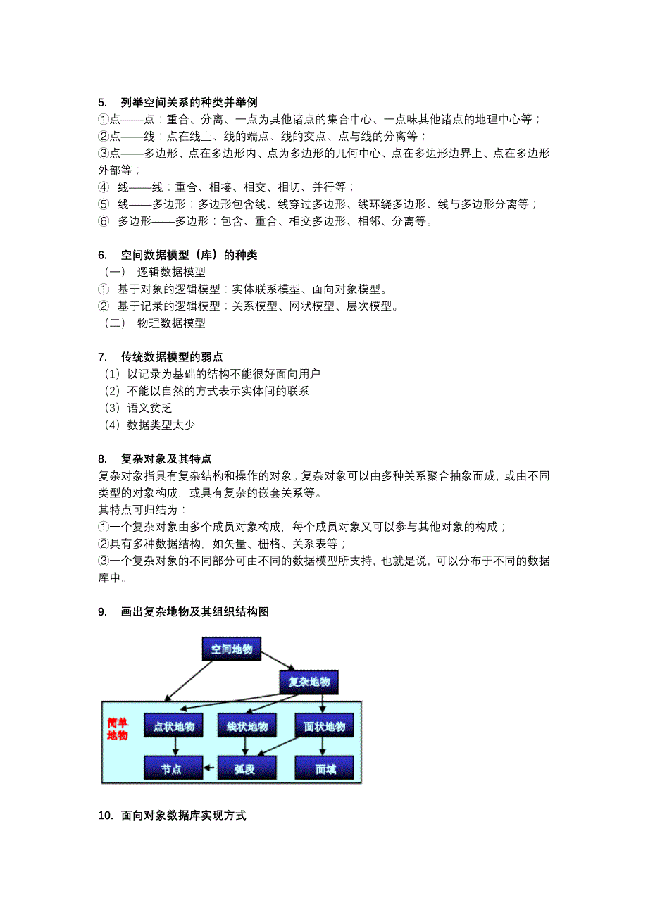 空间数据库复习资料v_第4页