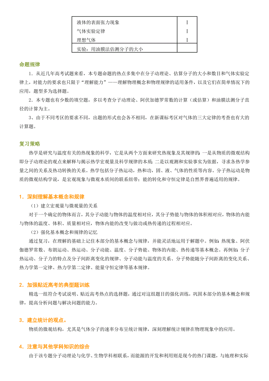 北京四中网校高考综合复习――热学专题复习一_第2页