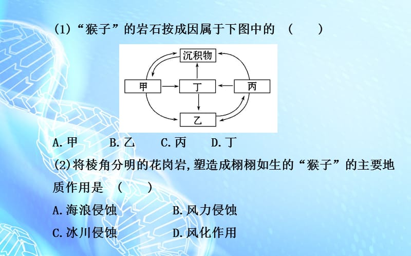 【世纪金榜】2014高考地理总复习 规范解题系列(二)地质构造与地质循环类问题课件 新人教版.ppt_第3页