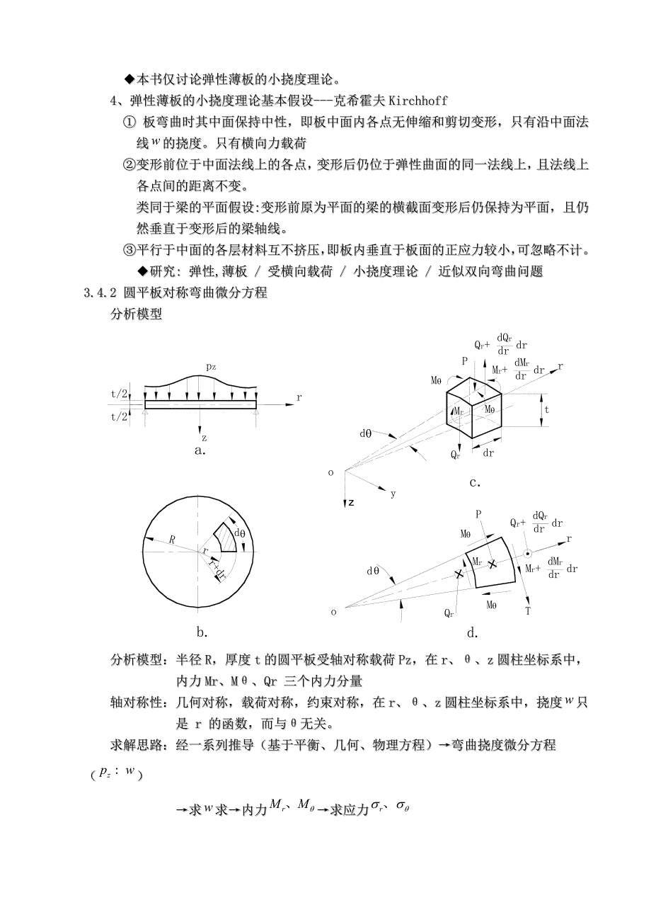 圆形薄板在均布载荷作用下的挠度.doc_第2页