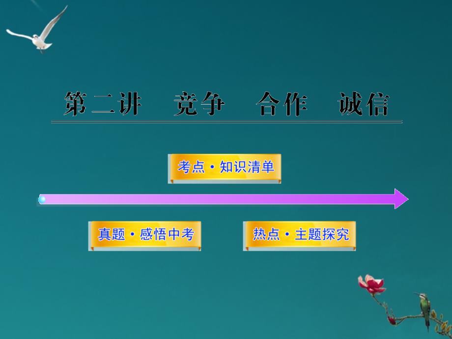 中考政治一轮复习 7.2竞争 合作 诚信精品课件 人教新课标版.ppt_第1页