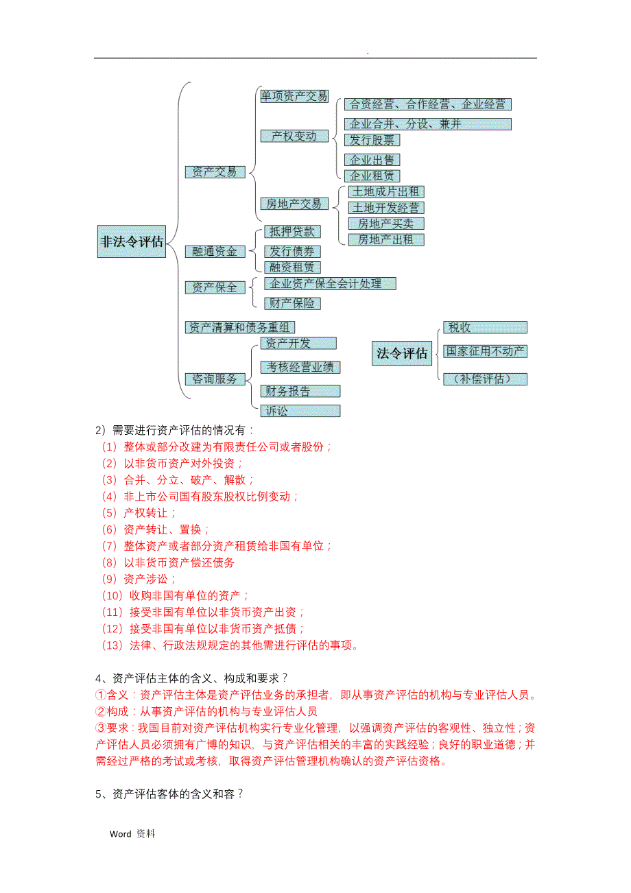 资产评估学复习提纲_第2页