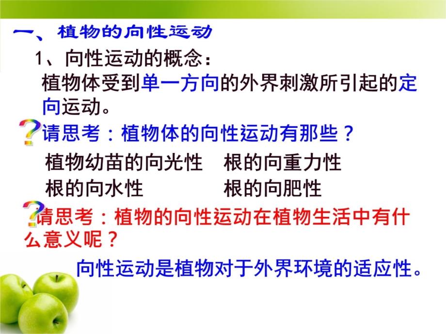 植物生长激素的发现和作用一轮复习(有很好的动画)教案资料_第3页