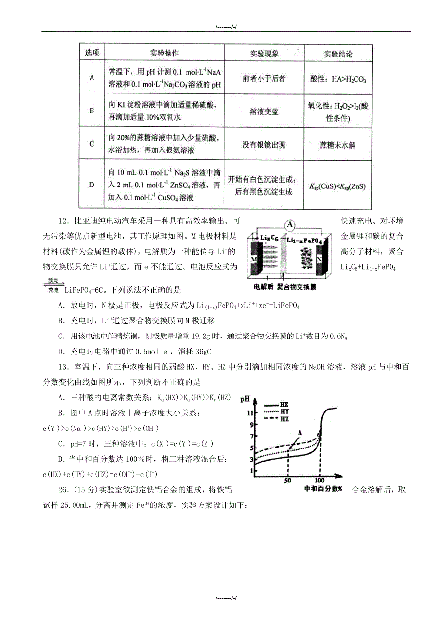 2020届山东省烟台市高考适应性练习(二)理综化学试题word版有答案-(高三)（加精）_第2页