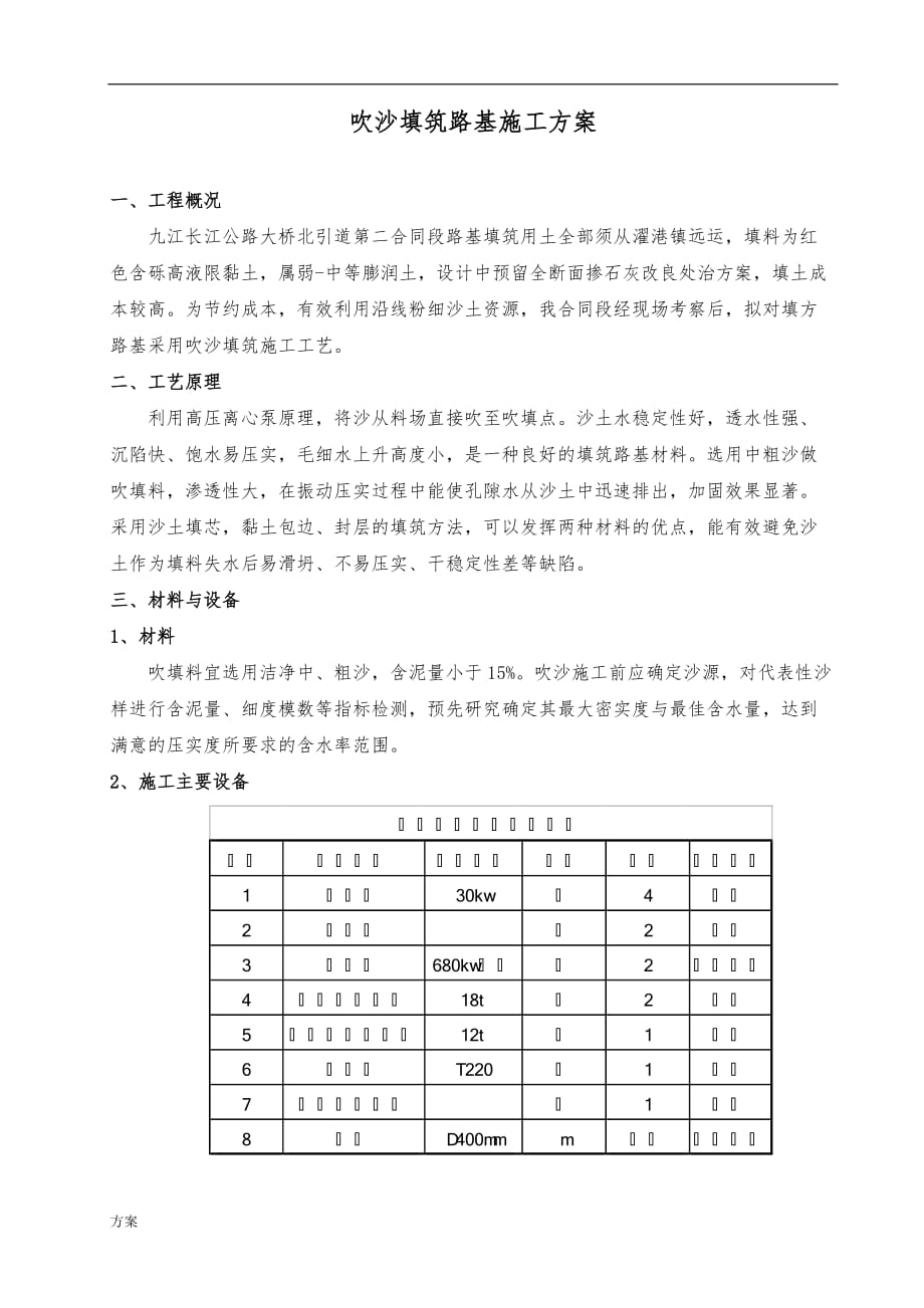 吹沙填筑路基施工的方案.doc_第1页