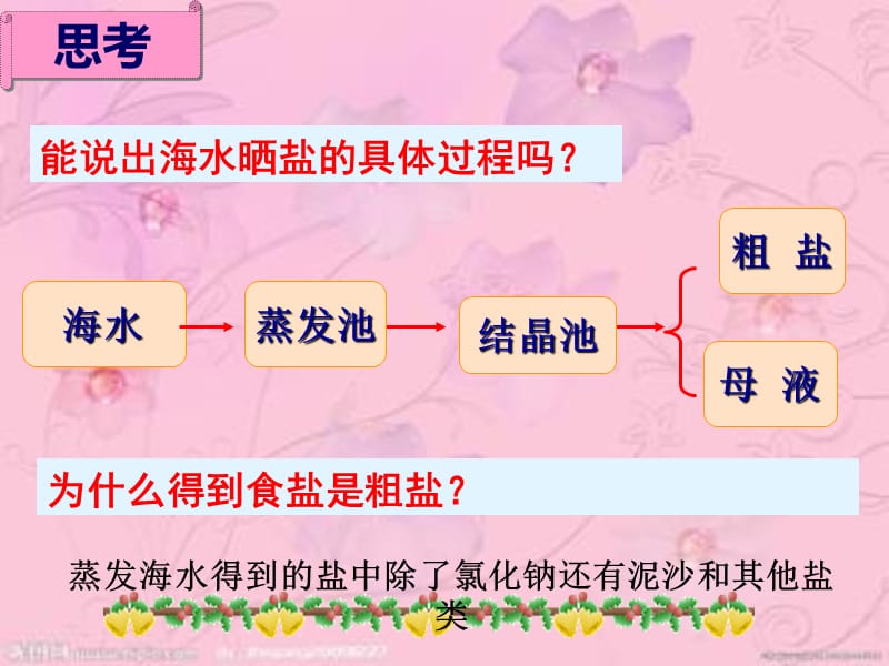 《第八单元_第二节_海水“晒盐”(1)海水晒盐的过程_粗盐》-精选课件（公开PPT）_第2页