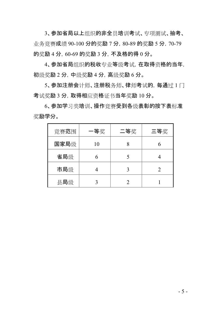 2020年(领导管理技能）干部教育学分制实施意见_第5页