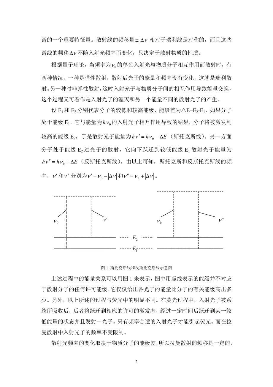 《几种低浓度样品的拉曼光谱分析》-公开DOC·毕业论文_第5页