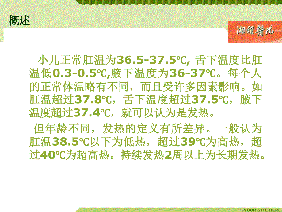 中南大学湘雅医院儿童发热的诊断与治疗ppt课件_第2页