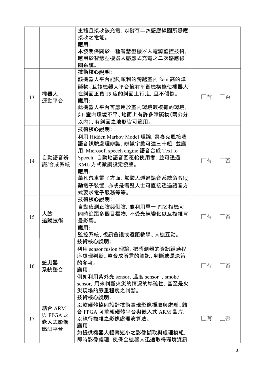 智慧型机器人技术研发需求调查_第3页