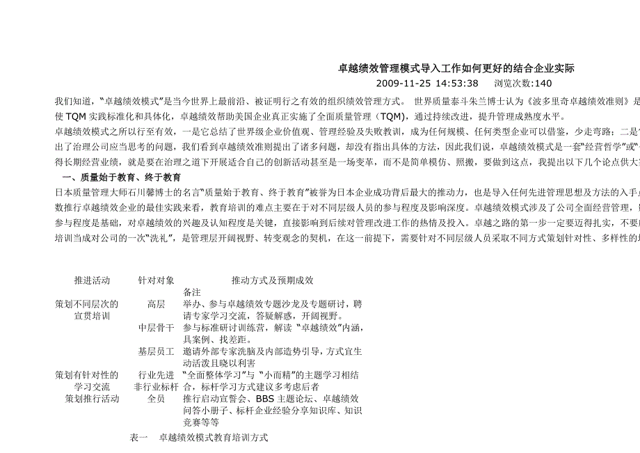 2020年(绩效考核）组织导入卓越绩效准则实施指南_第1页