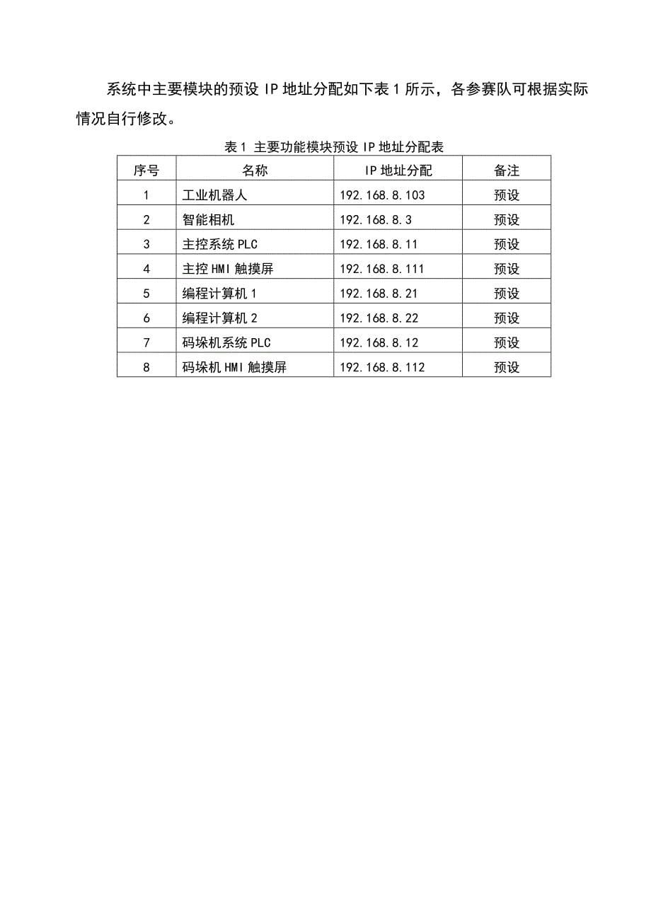 2018工业机器人技术应用(高职组)-赛项试题1_第5页