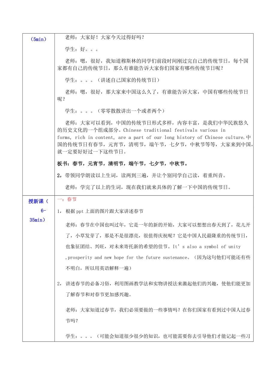对外汉语教案――中国传统节日_第2页