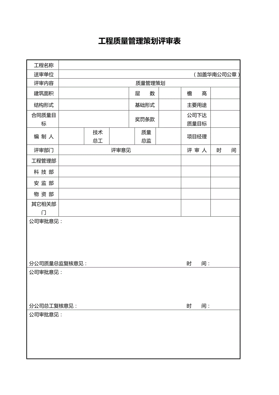 （营销策划)项目质量管理策划_第4页