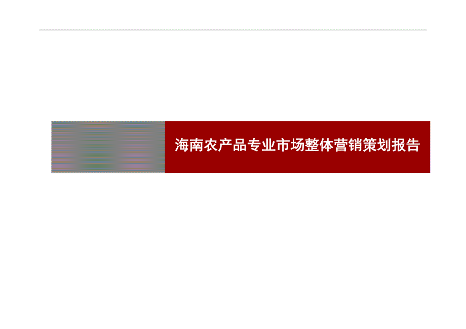 （营销策划)海南农贸专业市场之整体营销策划报销售推广策略_第2页