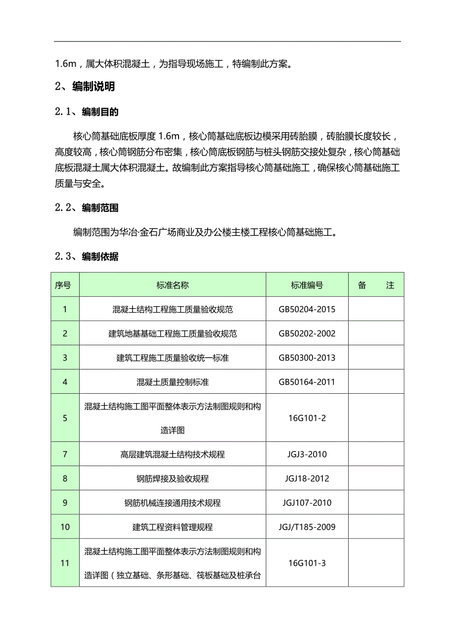 （建筑工程管理)核心筒基础施工方案_第4页