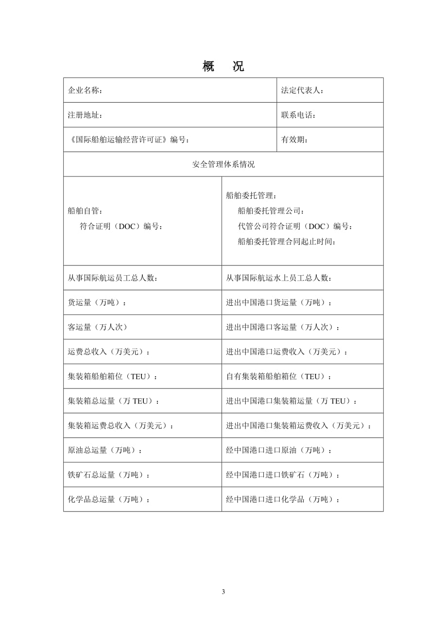 国际船舶运输经营者年度核查报告书_第3页