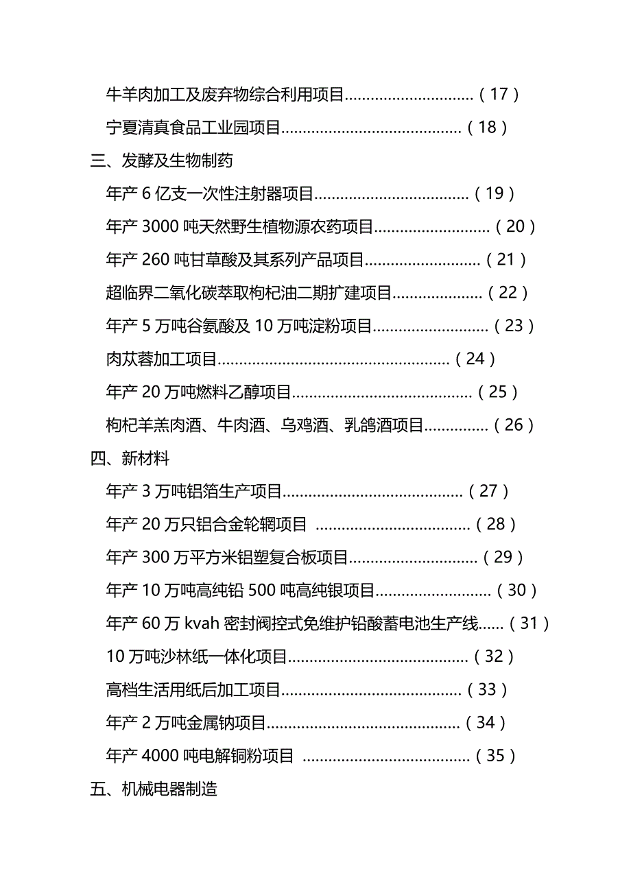 （招商策划)银川市招商引资项目_第3页