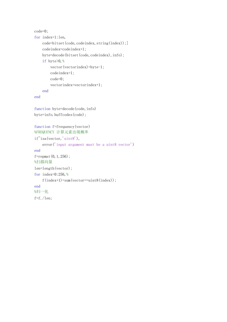 Huffman编码(哈夫曼编码)的Matlab实现.doc_第4页